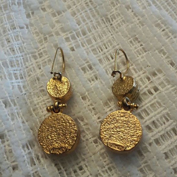 Used earings AJS design studio 22k gold plated - Picture 4 of 4